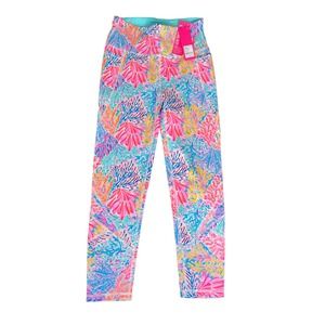 NWT Lilly Pulitzer Weekender Multi Splashdance High Rise Leggings Size M